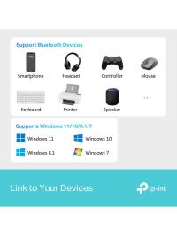 TP-LINK UB600 Nano | Bluetooth 6.0 USB Adaptör | Pc ve Laptop Için Kablosuz Alıcı  Tak ve Çalıştır